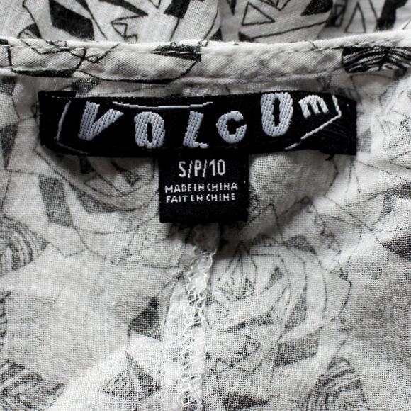 Volcom Floral Button Down Hi Low Midi Dress Size Small - Picture 9 of 12